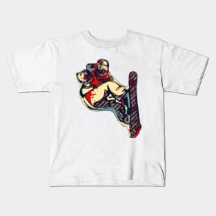 Snowboarding Pro-Snowboarder Kids T-Shirt